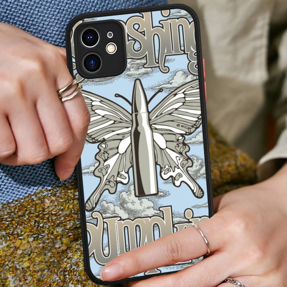The Smashing Pumpkins Band Rock For IPhone 11 12 13 14 15 16 Pro Max Plus X XS MAX Shockproof Matte Back Cover