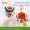 Подвесная игрушка Jollybaby для коляски - Успокаивающая и красочная игрушка-погремушка на веревочке для малыша