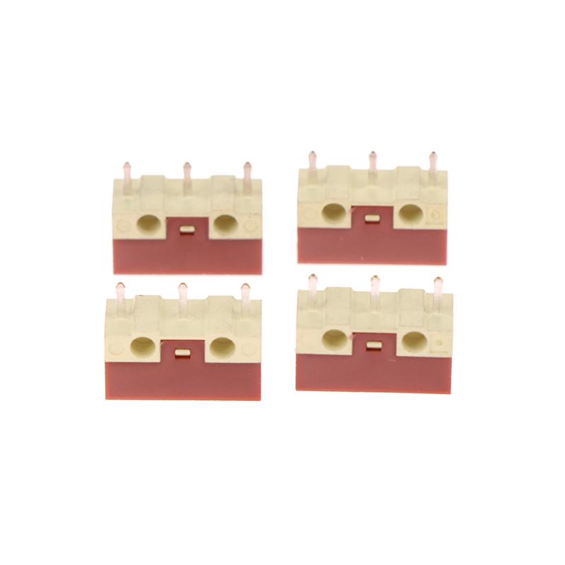 4/10 шт. бесшумный микропереключатель 20 миллионов кликов срок службы компьютерной мыши без звука микропереключатели 3 контакта