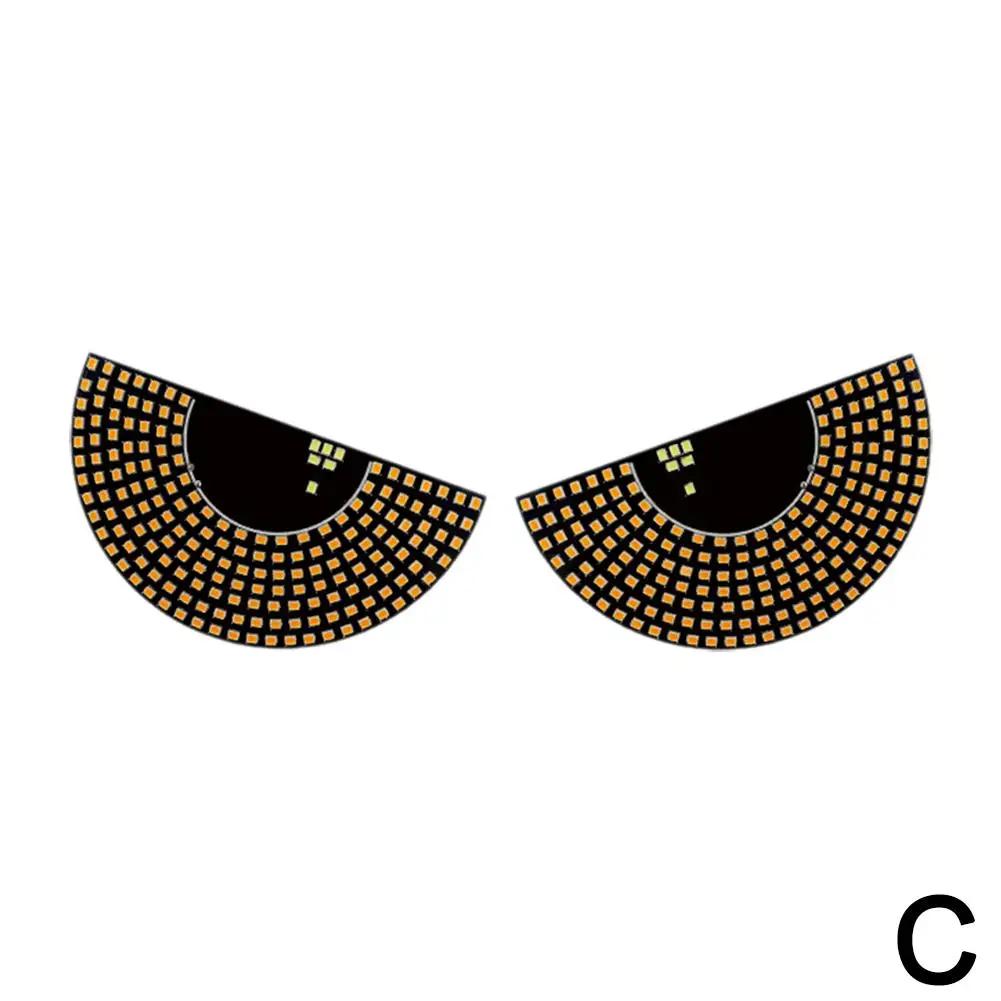 Car Windshield Glow Flexible LED Panel Devil Eyes Light LED Signal Lights Flashing LED Decoration Light For Car Windshield F6V0