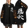 Haikyuu Graphic Zippper Jackets Sweatshirts Anime Manga Y2k Gothic Zip Up Hoodies Karasuno Fly High Harajuku Streetwear