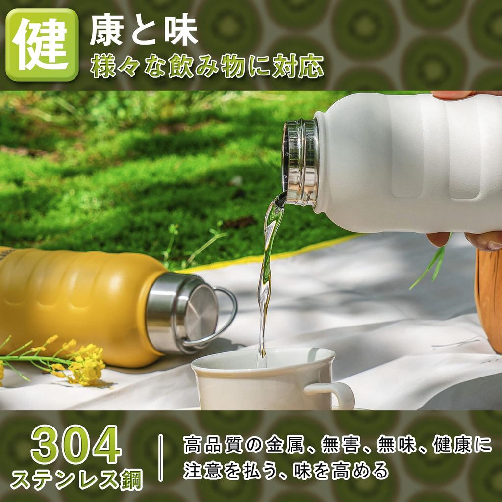 TYESO кружка для воды вакуумная спортивная прямая нержавеющая сталь двойная широкая с бутылкой 1 литр, термос, бутылка, изоляция, бутылка, питьевая, сталь, структура,