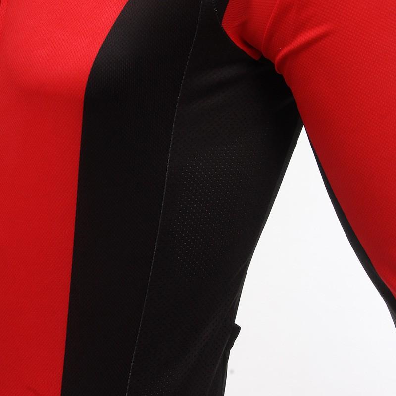 Mens Thermal Fleece Cycling Jersey Long Sleeve Winter Bike Riding Top