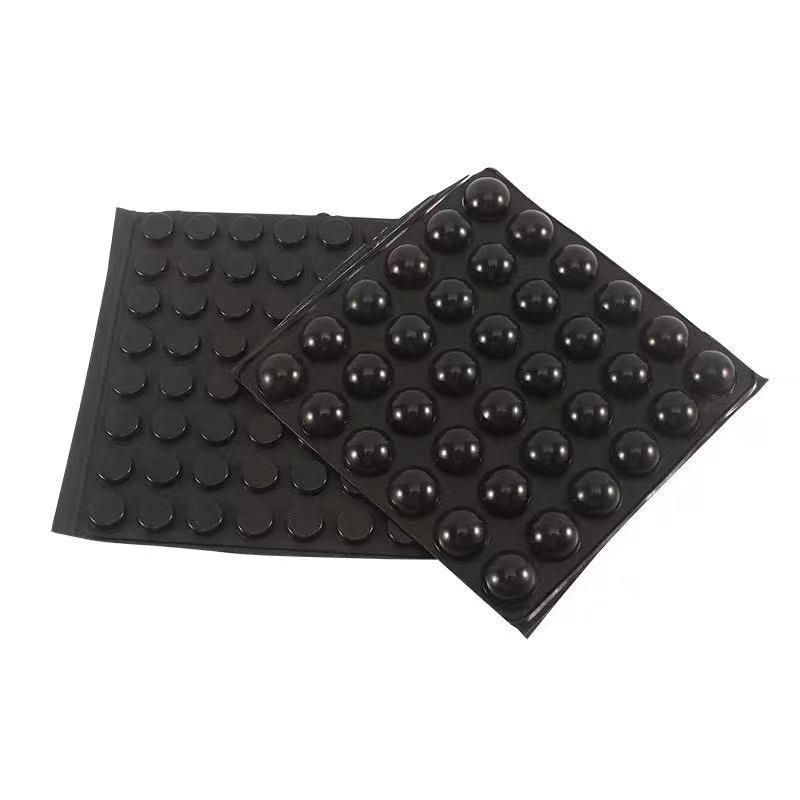 Прозрачные силиконовые накладки для предотвращения столкновений: Звукопоглощающая, самоклеящаяся, нескользящая резина для бесшумных дверок шкафов