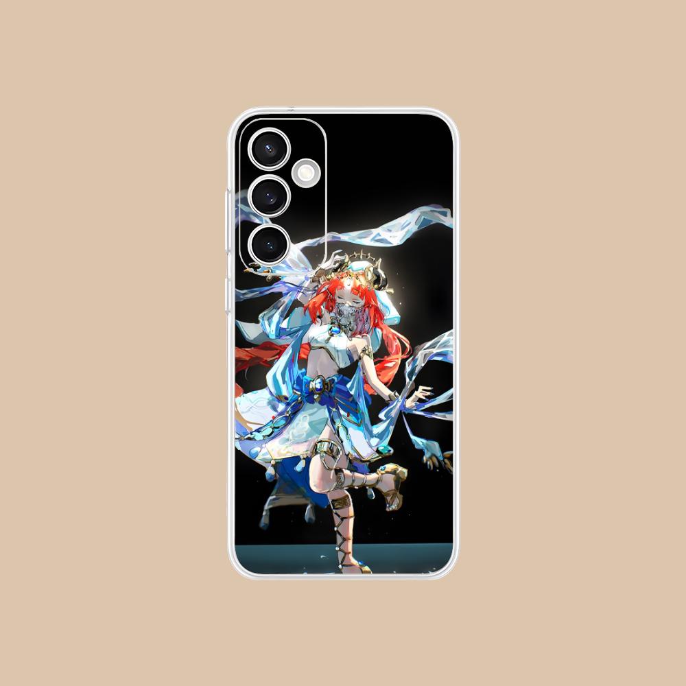 Игровой чехол GI Nilou Clear для мобильного телефона Samsung Galaxy S25 S24 S23 S22 S21Plus FE Ultra Разноцветная крышка