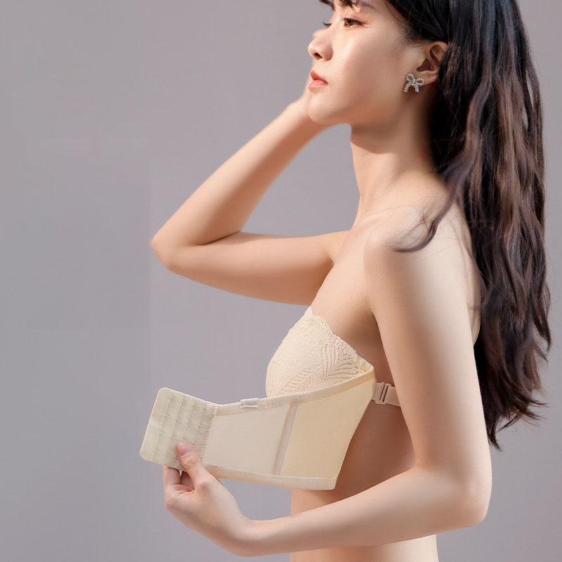 Женский бюстгальтер-минимайзер большого размера, невидимый бюстгальтер без косточек, беспроводной бюстгальтер без бретелек, нескользящее нижнее белье, топы