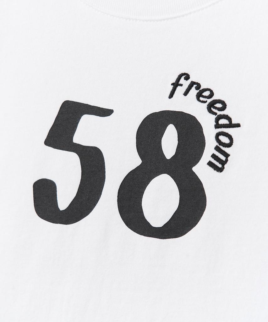 TAKEASY Women'S No. 58 Logo Short Sleeve (White)