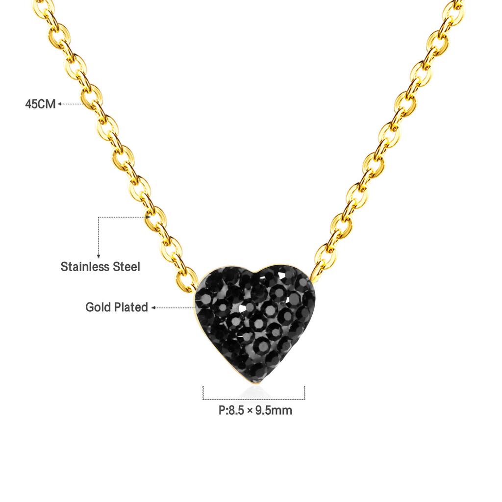 LUXUKISSKIDS сердце звезда луна кулон ожерелья крошечные подвески колье из нержавеющей стали для женщин/девочек свитер Y2K ювелирные изделия в стиле бохо ожерелья