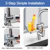 Adjustable Shower Rod Holder with Hook Shampoo Stand Shelf Bath Pipe Bracket  Bathroom Accessories