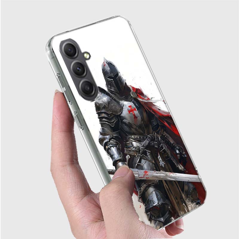 The Bright Red Crusade Phone Case for Samsung A16 A26 A36 A56 A17 A37 A57 A07 A06 A02S A03 A04S A05S Galaxy Note 20 10 A50S A71