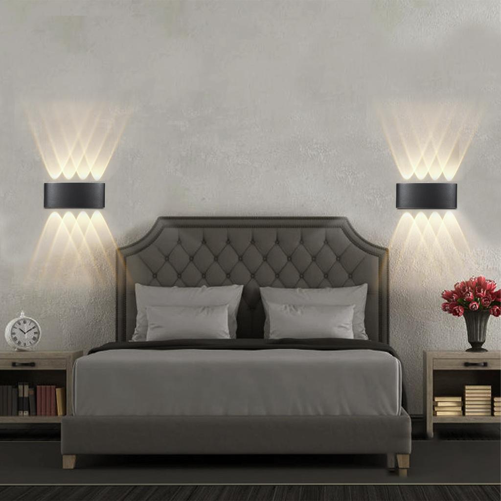 Современные светодиодные настенные бра 8 Вт Up Down Настенный светильник Теплый белый свет для