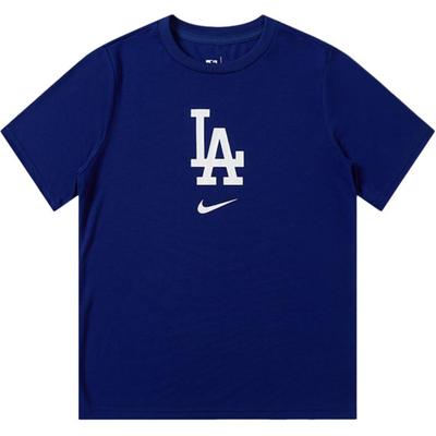 Nike Футболка MLB Los Angeles Dodgers Повседневная Модная Спортивная Универсальная Удобная Мягкая С Принтом Круглый Вырез Короткий Рукав Футболка 3Z3B7NMGT-LAD
