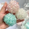 Мяч-антистресс с шариками, сжимаемый для снятия тревожности, сенсорная игрушка для детей, подростков и взрослых, переносной мягкий шарик из термопластичной резины, игрушка-фиджет
