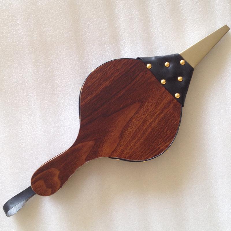 Manual Wooden Fireplace Bellows: Multi-Size Air Blower for BBQ & Dust Removal