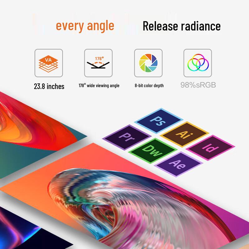 Lecoo Lenovo 23.8-inch Full HD IPS 100Hz Monitor