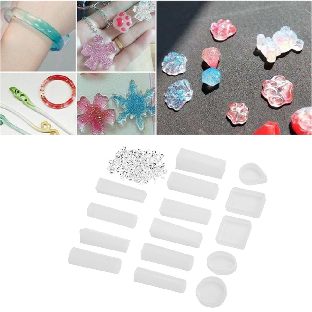 Силиконовая Эпоксидная Форма Набор Рым-болтов DIY Ремесло Ювелирные Изделия Подвеска Изготовление Формы Аксессуар