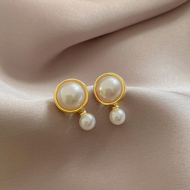 Pinkdudu Casual Round Zinc Alloy Stud Earrings Women Fashion Korean Style Simple Drop Earring Gift PD2216