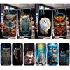 RE16 Cartoon Art Owl Transparent Phone Case for Samsung Galaxy A04 A04S A14 A23 A34 A54 M23 M33 M52 M53