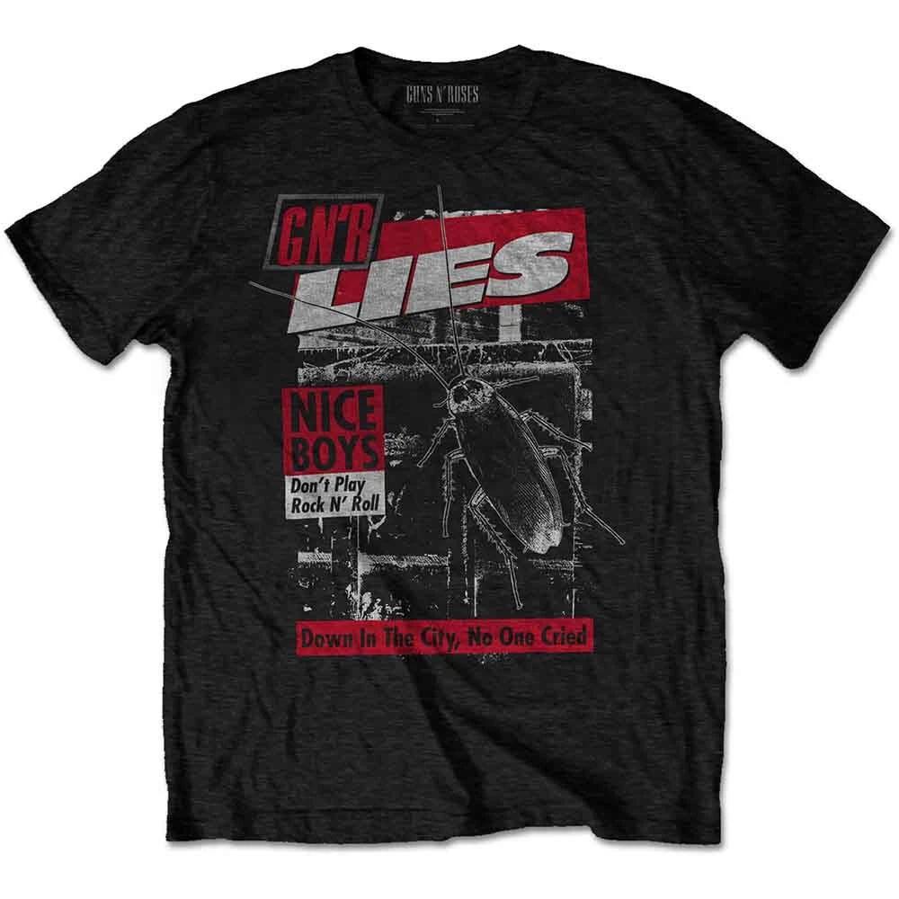 Guns N' Roses 'Nice Boys' Black T shirt - NEW