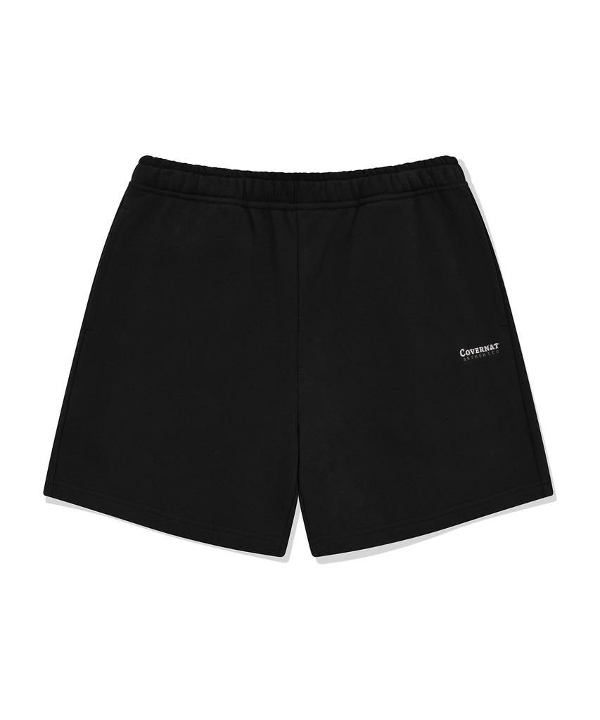 COVERNAT Boxer Fit Sweat Shorts Black