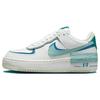 Air Force 1 Shadow White Industrial Blue Teal Women Sneakers Summit-White Geode-Teal Mineral DZ1847-101
