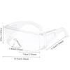 Non-polarized Blinds High Definition Transparent Multi-functional Men Women Protective Goggles Anti-fog Anti-Splash Dust Proof Safety Eyeglasses