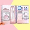 Милая Книга для Девочек Тихая Книга Одевалка Книжка-наклейка Игрушка DIY Ручная Работа Набор Материалов для Игрушек Детская Образовательная Антистрессовая Игрушка