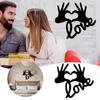 Wall Background Heart Cutouts Wall Hanging Art Wall Silhouette  Living Room