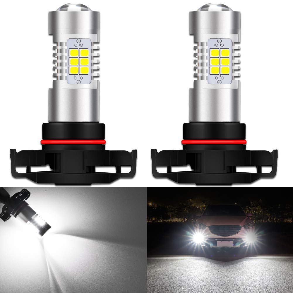 KATUR PSX24W светодиодные противотуманные фары макс. 80 Вт высокая светоотдача 2000 люмен 6500 К ксеноновый белый 12 В-24 В (Набор из 2)