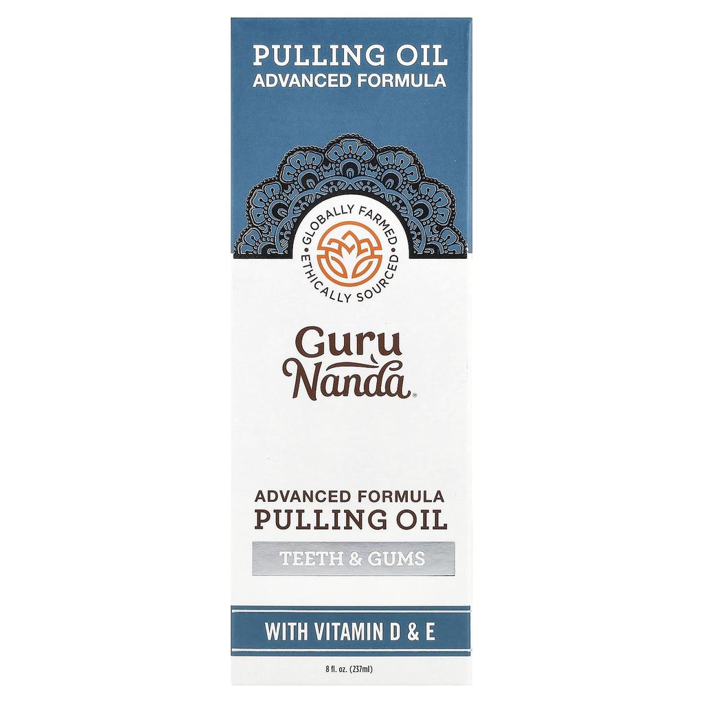 GuruNanda Масло для удаления зубной щетки Advanced Formula, для зубов и десен, 3 шт.