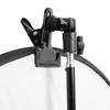 1/4 3/8 Screw Reflector Clamp Clip Swivel Adapter Multiple Angle Light Stand Attachment Professional Adjustment Reflector Holder
