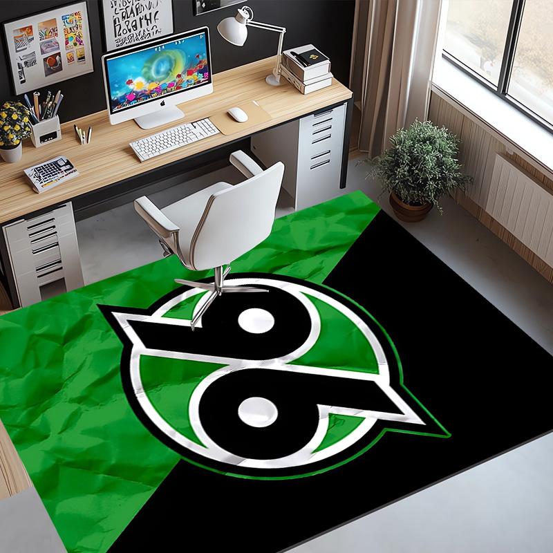 Hannover 96 Football Pattern Rug, Indoor/Outdoor Mat, for Picnic, Gameroom, Bedroom, Office, Living Room, Home Decor Carpet, Birthday Gift