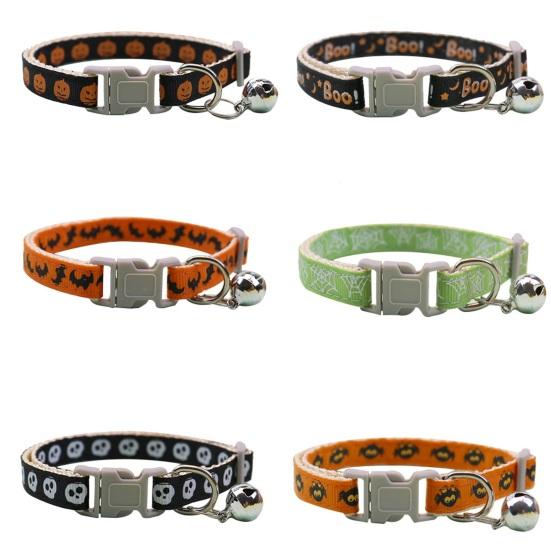 Ошейник для собак Мини-колокольчики Дизайн Изысканный узор Несколько стилей Регулируемый Легко носить Фестиваль