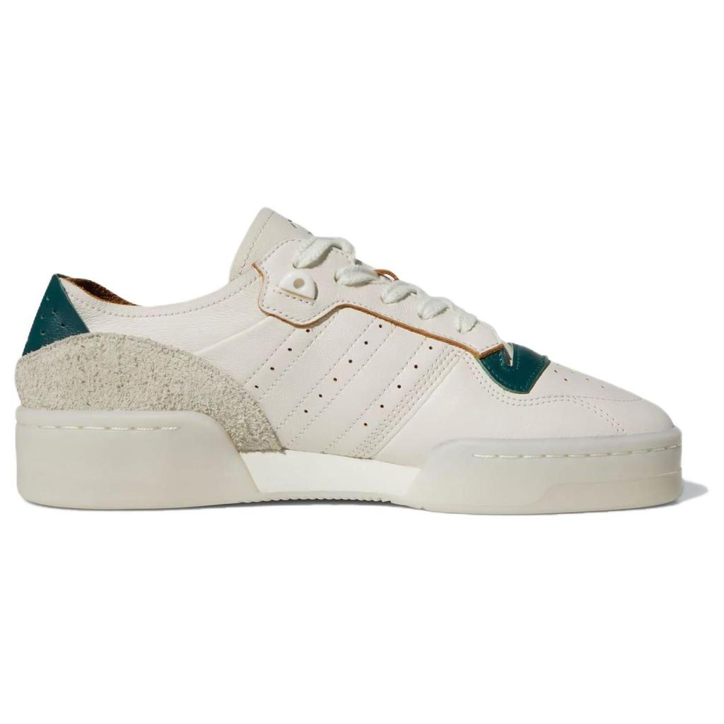 Adidas Rivalry Summer Low Cloud White Collegiate Green Unisex Sneakers Cream Ivory ID6206