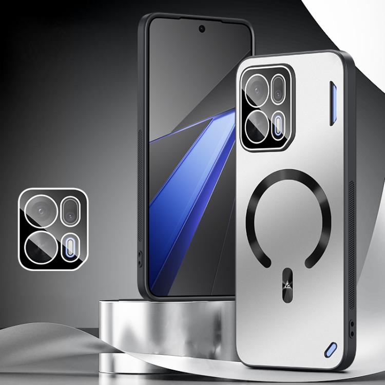 Ice‑Style Magnetic Explosion‑Proof Lens Film Integrated PC Shockproof Phone Case For OPPO Reno16 Pro 5G Global