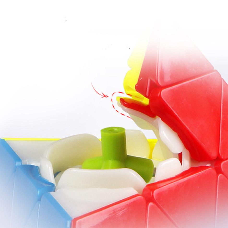 Qiyi 4x4x4 пирамида Speed ​​Cube QIYI Pyramid 4x4 головоломка Magic 4x4 головоломка пирамида куб детские развивающие игрушки