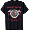 Футболка с изображением Дональда Трампа, День инаугурации 2025, Полный размер S-5XL, Унисекс