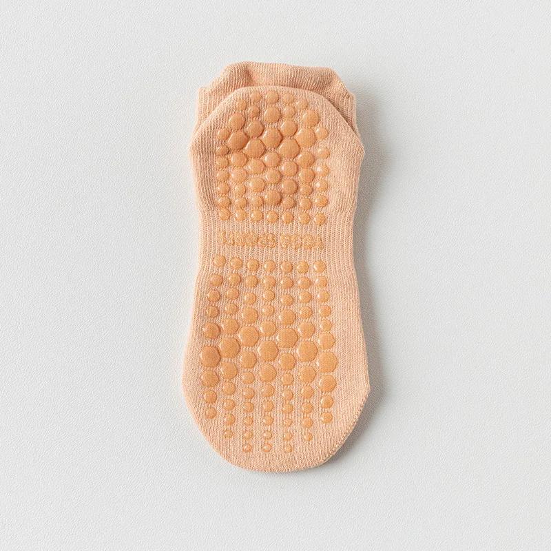 Сетчатые дышащие носки для йоги, женские хлопковые короткие короткие носки для тренажерного зала, фитнеса и танцев, профессиональные нескользящие носки для пилатеса