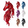 Horse Brooch Sparkling Rhinestones Inlaid Enamel Brooch Pin Clothes Hats Bags Badge Fashionable Accessory