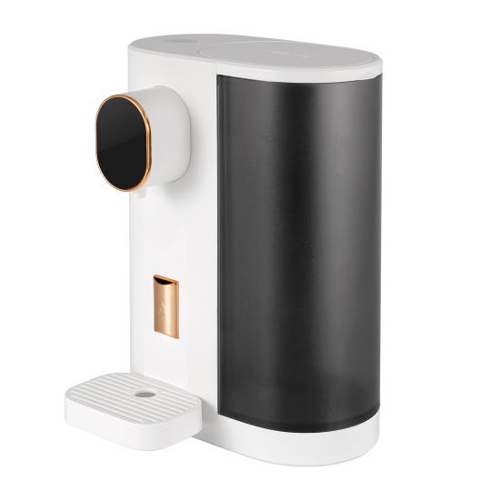 Автоматический дозатор ополаскивателя для полости рта со светодиодным дисплеем, 4 уровня дозирования, 20,3 жидких унций, 600 мл, перезаряжаемый через USB, настенный дозатор для ополаскивателя для полости рта в ванной комнате, крепление на столешницу