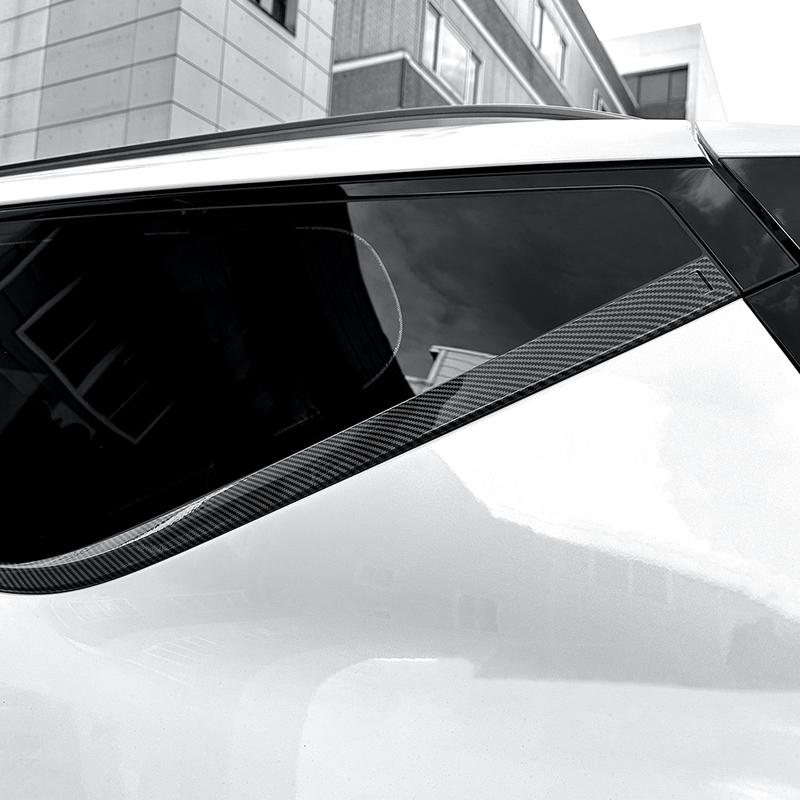 Для Kia EV9 6 шт. ABS Черные полоски на раму окон двери Накладки на кузов Левый/Правый руль