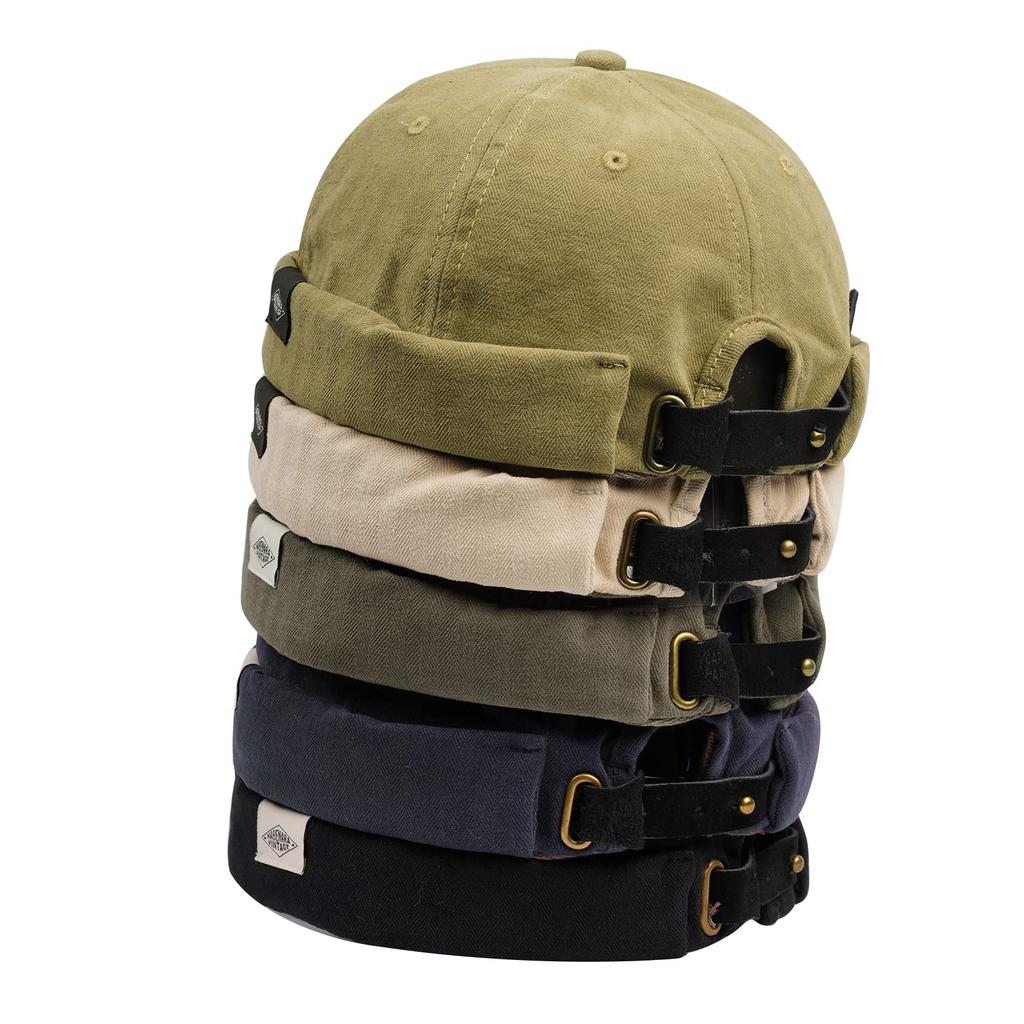 Clape Sag Круглая Плотная Рулонная Хлопковая Кепка Без Часов Ретро Унисекс Мужская Рыбацкая Кепка, Кепка, Кепка, Цвет, Кепка, Шляпа, Козырек, Кепка, Неглубокая, Кепка, Мягкая, Регулируемая,