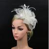Retro Ladies Headwear Hat Decor Fascinator Headband Hair Clip Women Feather Large Floral