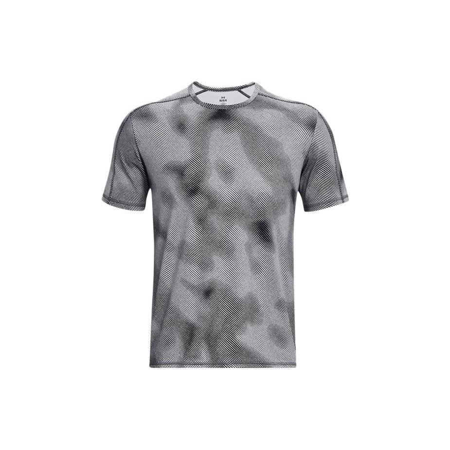 Under Armour Meridian Graphic Print Crew Neck T-Shirt Men Black 1379671-001