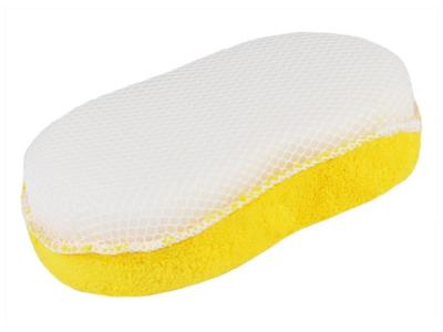 Двусторонняя губка микрофибра + сетка 19x11x5 см
