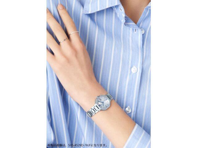 Casio SHEEN SHS-4529D-7AJF Модель Solar Sapphire Аналоговые часы Восьмиугольный корпус 28 мм