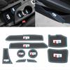 Anti-Slip Gate Slot Cup Mat for Chevrolet Camaro 2017 2018 2022 Door Groove Rubber Pads Car Interior Accessories