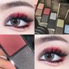 Double Color Eye Shadow Palette Matte Glitter Eyeshadow Gothic Red Black Eye Pigments Waterproof Shimmer Cosmetics