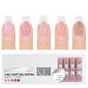 150 Pieces French Press On Nail Pre Applied Base Coat and Primer No Filing Needed for DIY Nail Art Salon Quality Nail