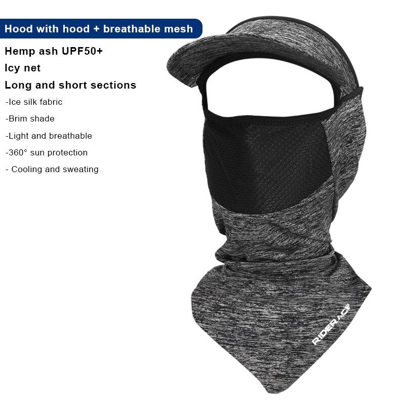 Summer Cycling Cap Bicycle Ice Silk Headband Mask Outdoor Sport Breathable Balaclava Women Men Running Fishing Headwear Mask